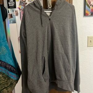 Active wear hoodie,size XXL,gray